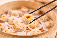 將圖片載入圖庫檢視器 Menu 34 #蟹肉小籠包 #咸水角 #竹炭流沙包