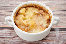 將圖片載入圖庫檢視器 Menu 04 #法式洋蔥湯 #白酒忌廉青口 #蒜香橄欖油意粉 #梳芙厘