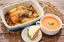 將圖片載入圖庫檢視器 Menu 20 #蕃茄甘荀濃湯 #香草焗春雞 #甘荀蛋糕