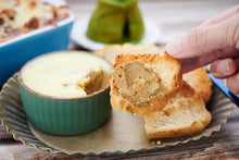 將圖片載入圖庫檢視器 Menu 24 #雞肝醬配吐司 #羊肉千層麵 #抺茶心太軟