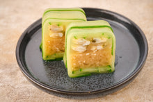 將圖片載入圖庫檢視器 Menu 36 #茄子濃湯 #蜆高湯青瓜卷 #牛骨髓配鷹嘴豆蓉 #開心果soufflé配自制紅茶雪糕