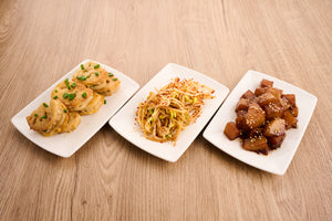 Menu 35 #韓式前菜小食 #海鮮韓式煎餅 #韓式炸雞  #人蔘雞 #朱古力慕斯